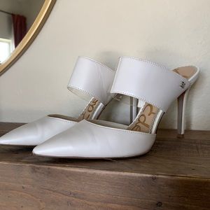 White Sam Edelman Heels size 6